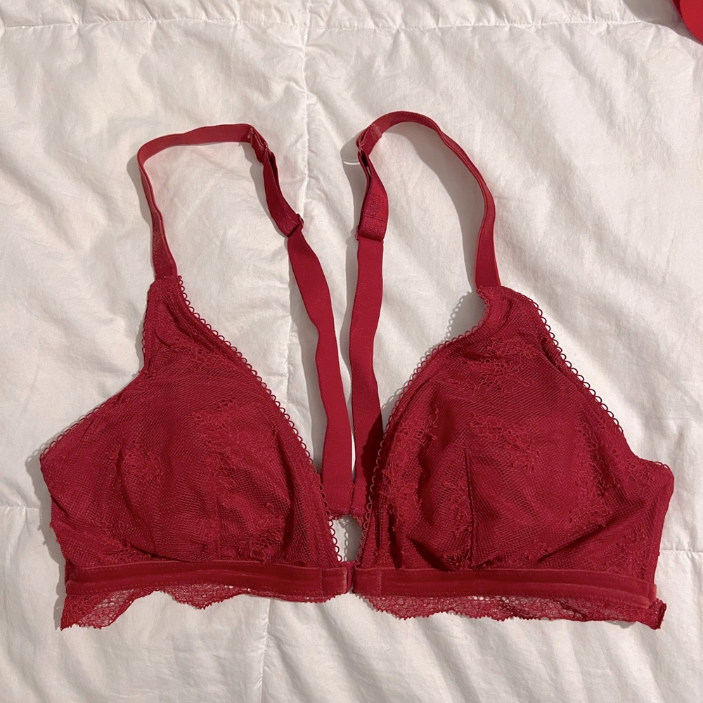 Red Lace Victoria’s Secret Bralette